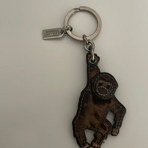 Coach monkey 🙊 keychain